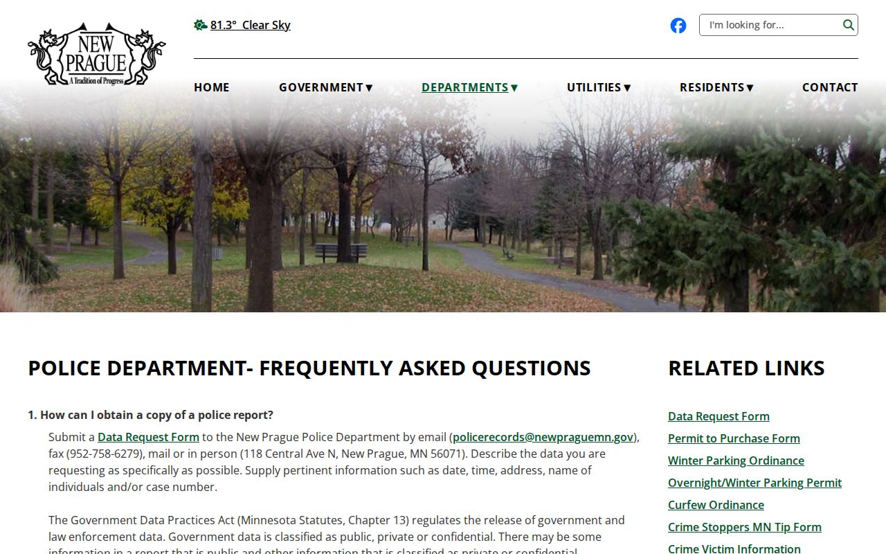 New Prague court records traffic citation payment and contesting route